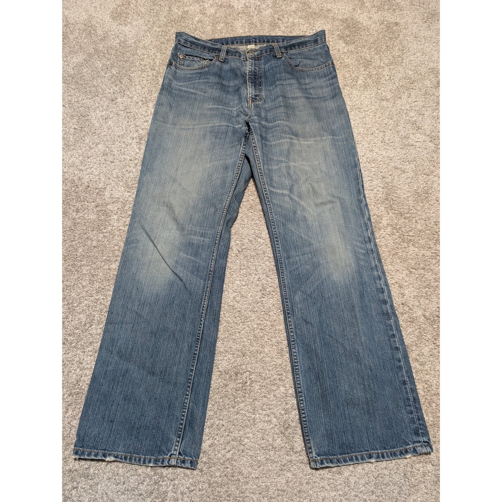Banana Republic‎ Jeans Mens 33x32 Blue 078 Relaxed Fit Denim Medium Wash Casual